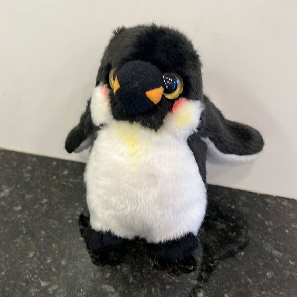 Wild Republic Plush Penguin Black and White 7" Stuffed Animal Toy 2012 - Picture 1 of 8